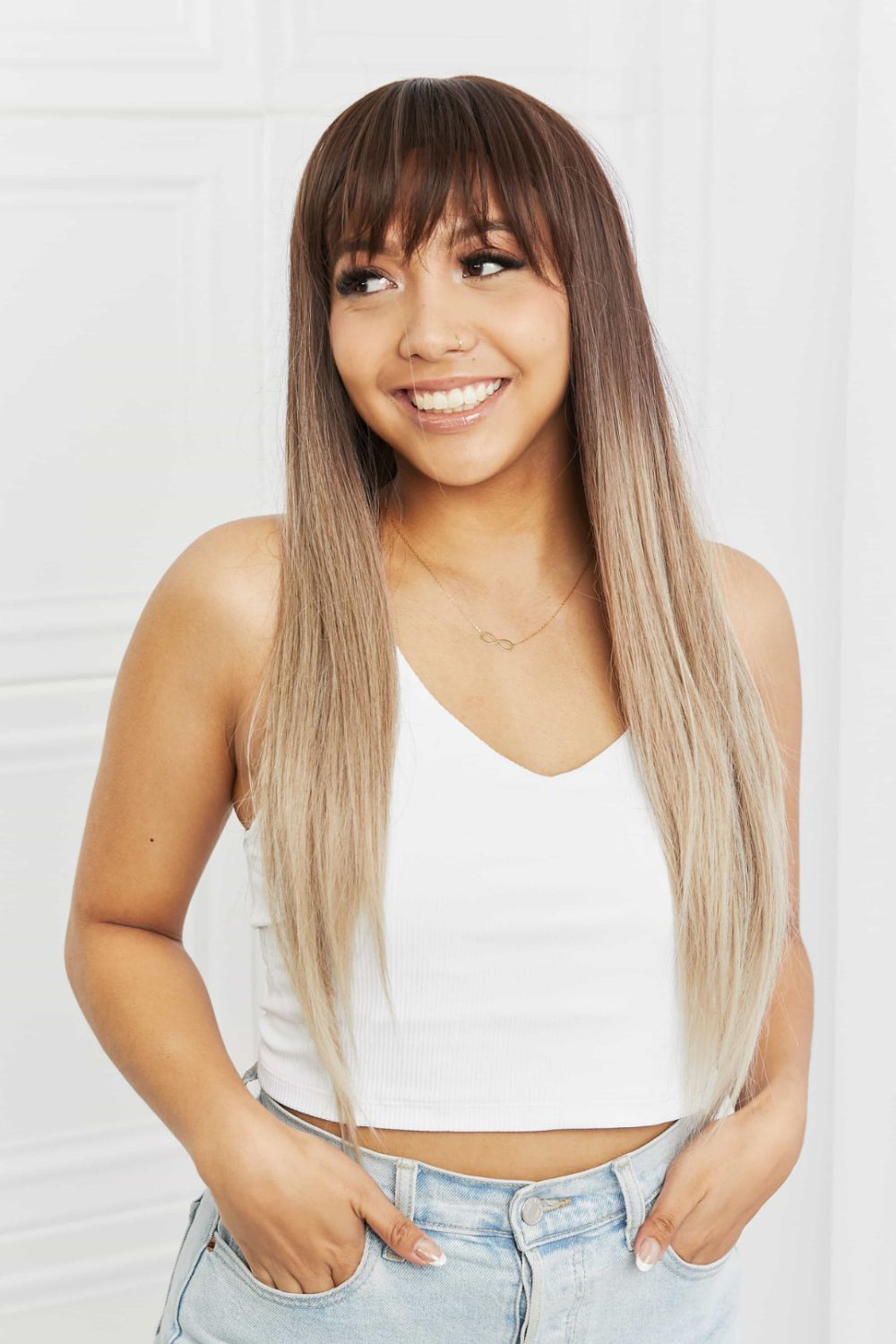 Long Straight Synthetic Wigs 26'' - Trendsi | Lola Mariee