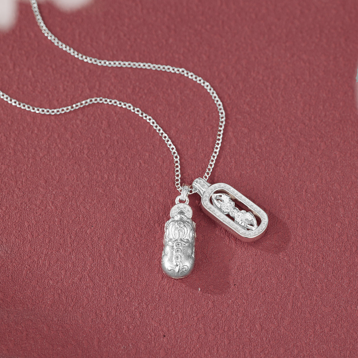 925 Sterling Silver Pendant Necklace – view 4 | Lola Mariee