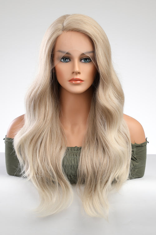 13*2" Lace Front Wigs Synthetic Long Wave 25" 150% Density - hair piece at Lola Mariee boutique