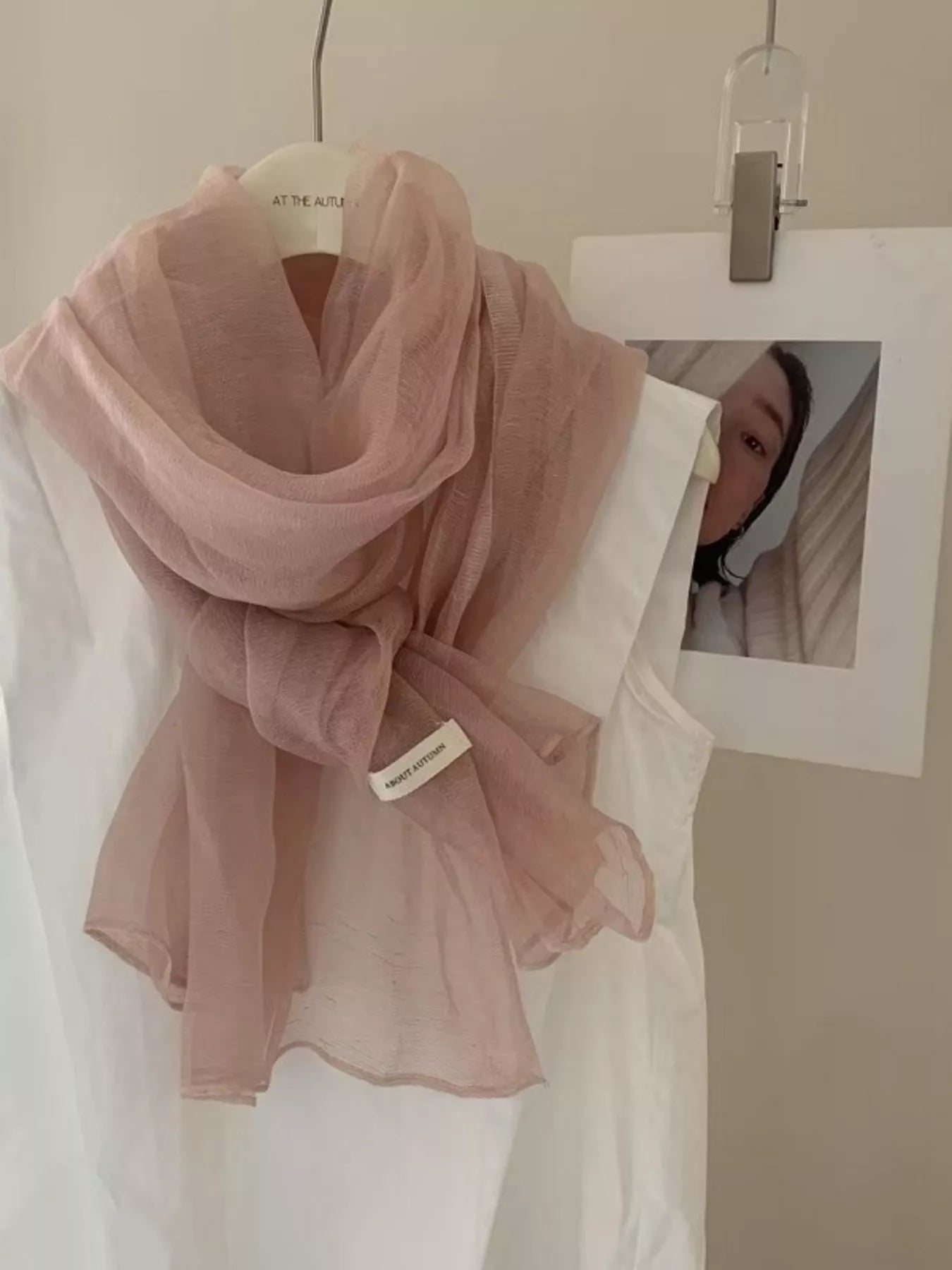 Lightweight Sheer Scarf – view 3 | Lola Mariee