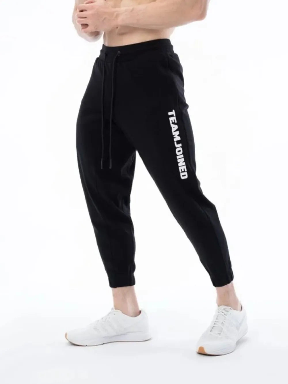 Men's Plus Size Drawstring Active Joggers – view 6 | Lola Mariee