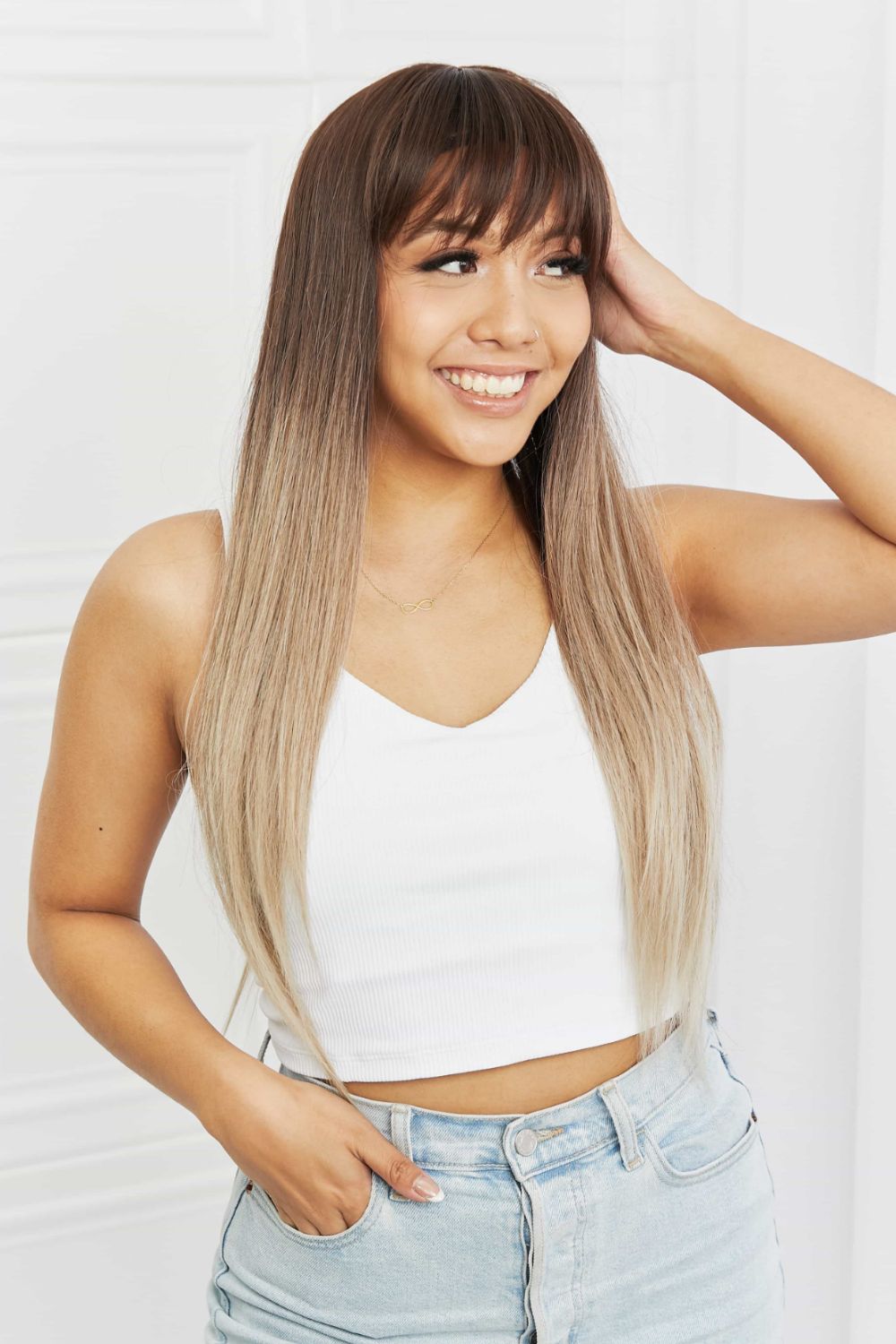Long Straight Synthetic Wigs 26'' - Trendsi | Lola Mariee