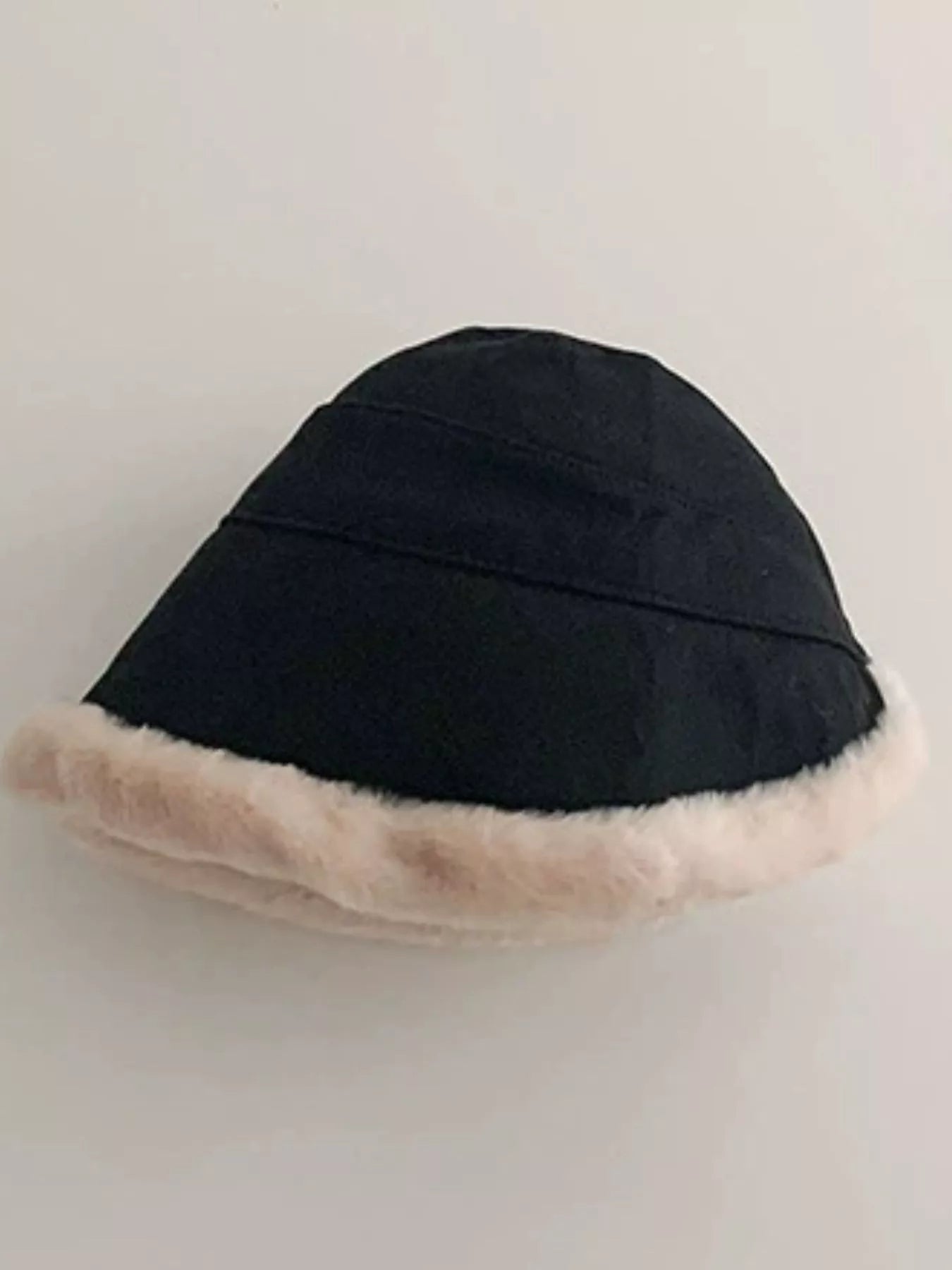 Children's Warm Plush Trim Bucket Hat – view 4 | Lola Mariee