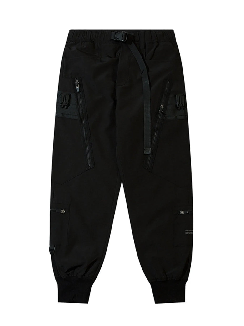 Men's Cargo Joggers with Zip Pockets - women's bottoms at Lola Mariee boutique