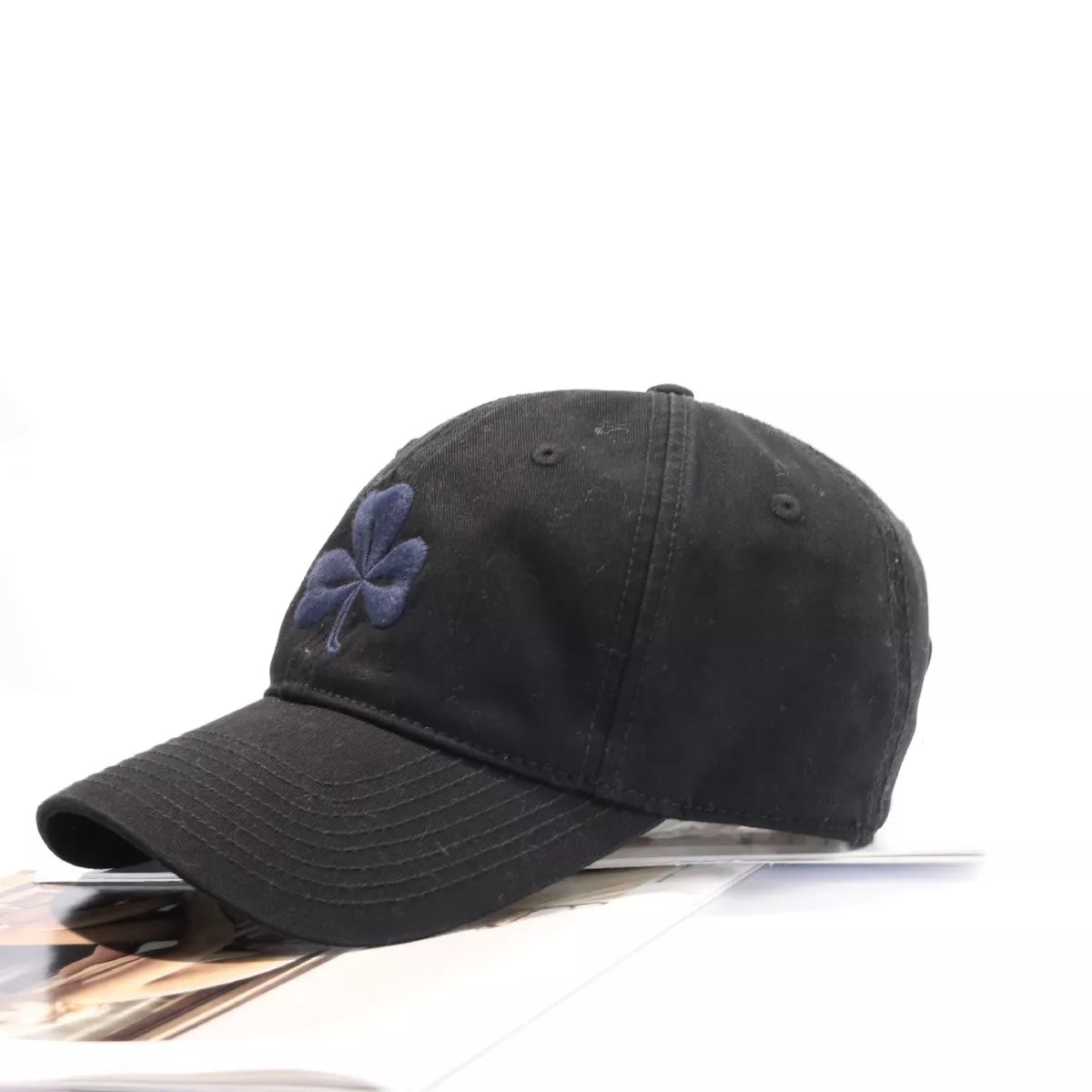 Clover Embroidered Baseball Cap – view 3 | Lola Mariee