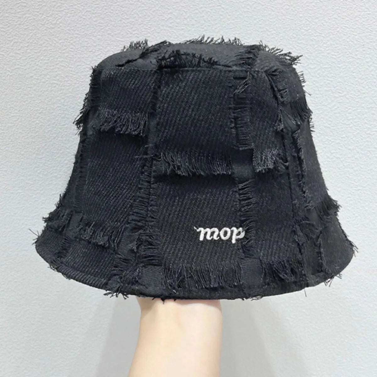 Frayed Edge Bucket Hat – view 9 | Lola Mariee