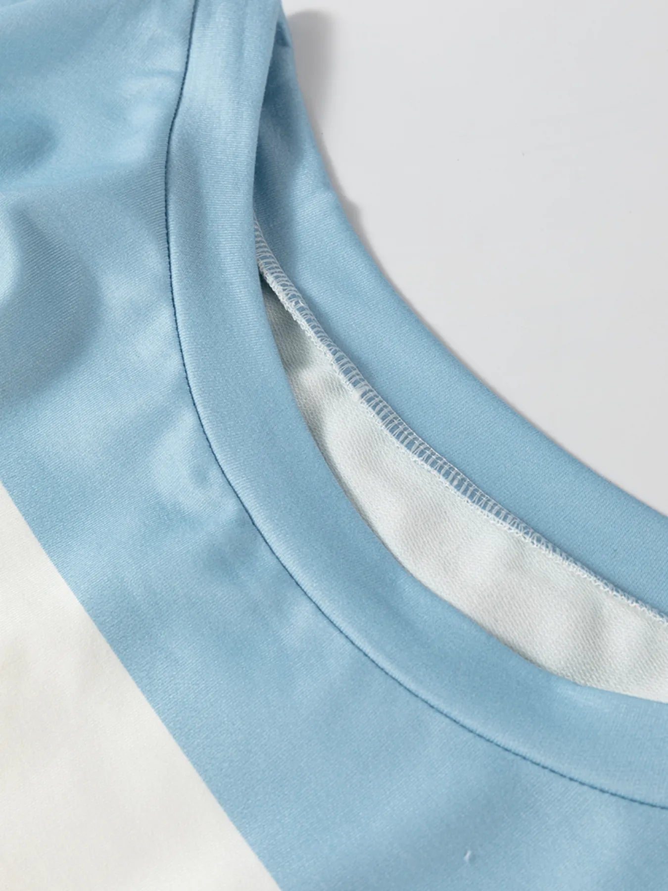 Color Block Drop Shoulder Long Sleeve Top - Trendsi | Lola Mariee