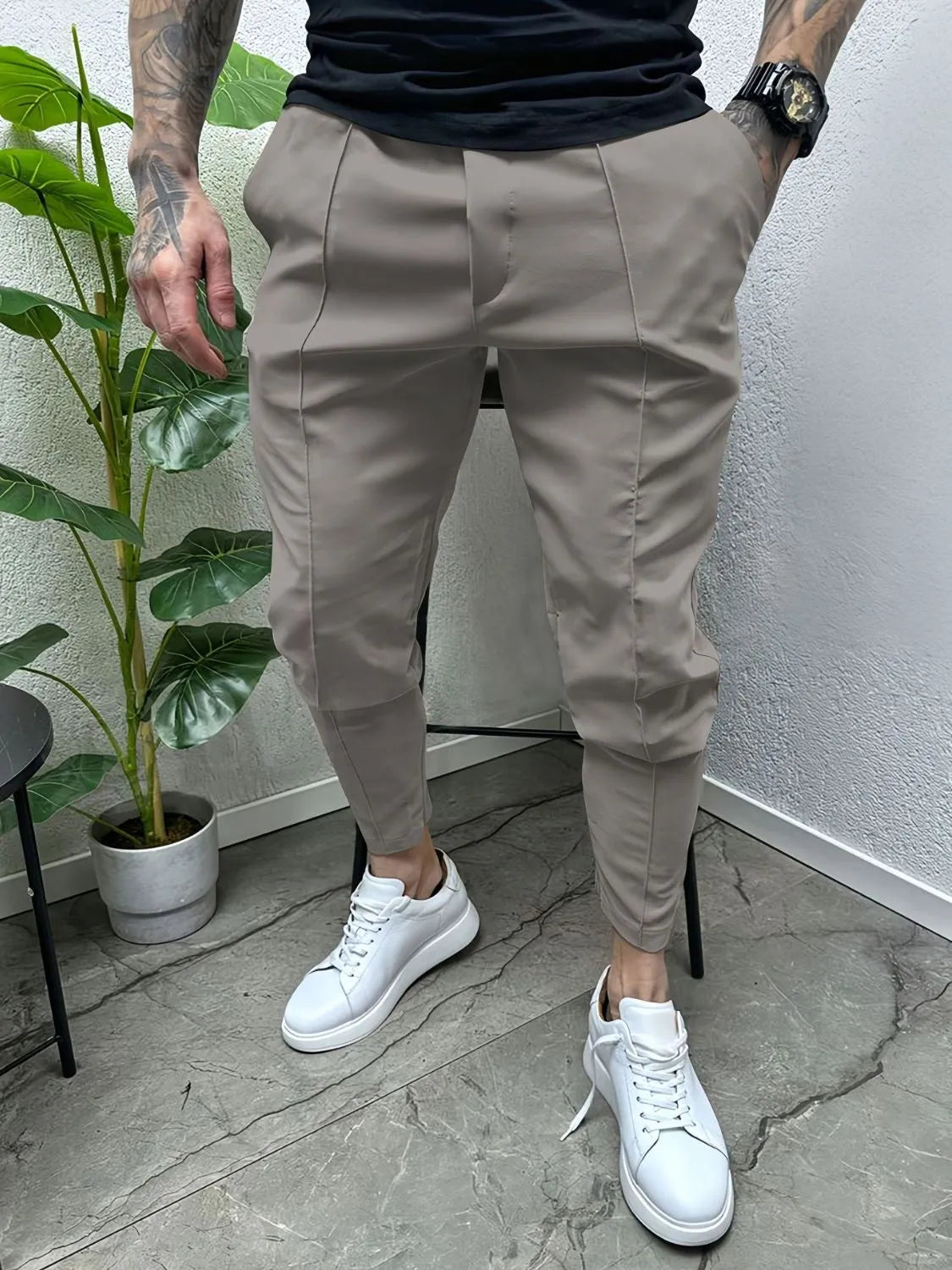 Men's Full Size Pockets Joggers Plus Size – view 5 | Lola Mariee