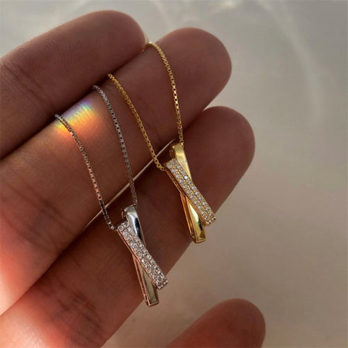 925 Sterling Silver Zircon Pendant Necklace | Lola Mariee