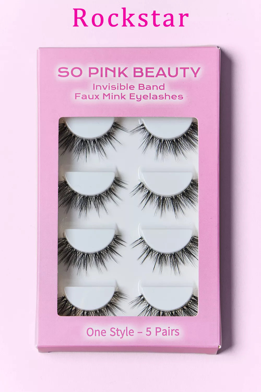 SO PINK BEAUTY Faux Mink Eyelashes 5 Pairs - LOLA MARIEE | Lola Mariee