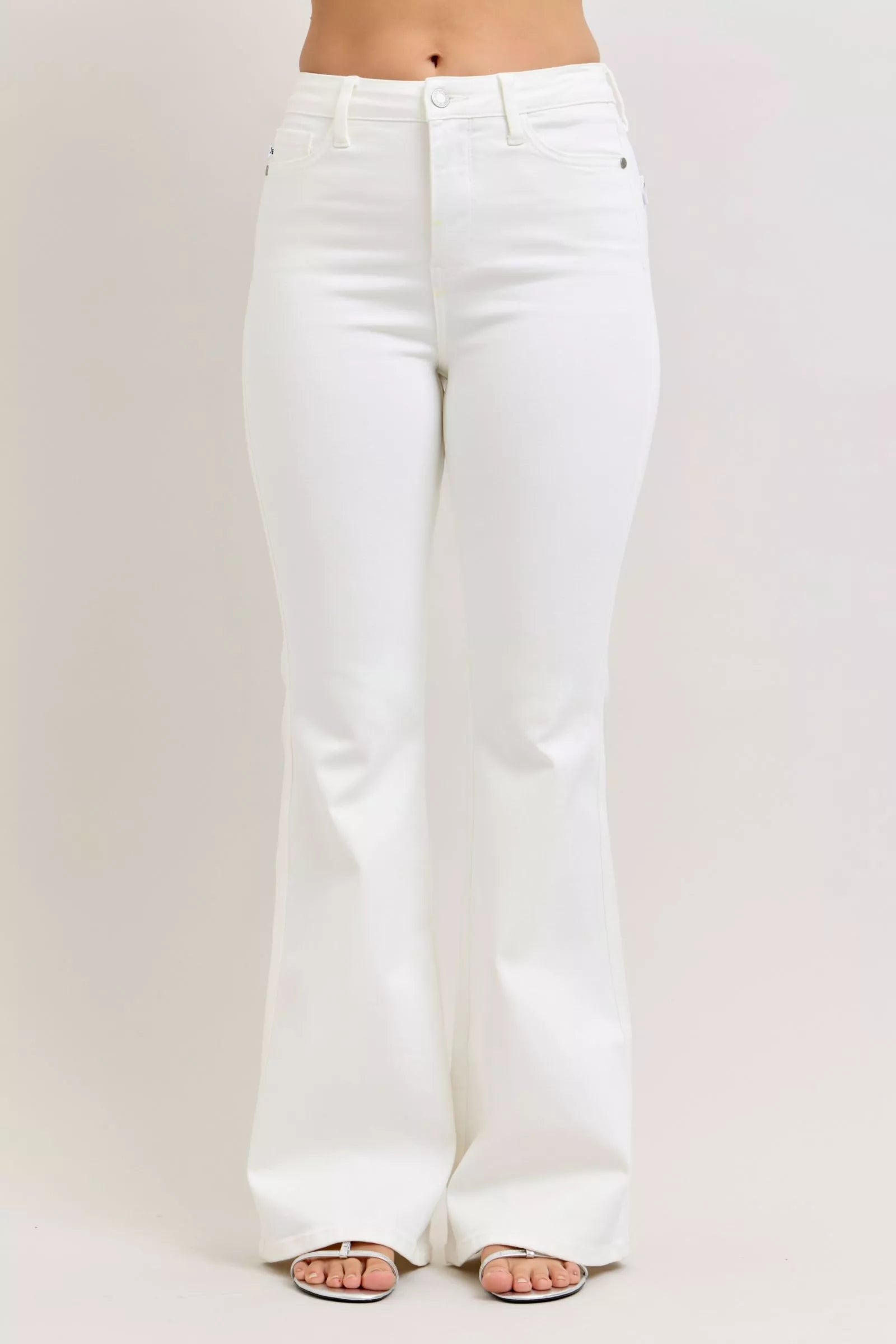 Judy Blue High-Waisted Tummy Control Flare Jeans - women's bottoms at Lola Mariee boutique