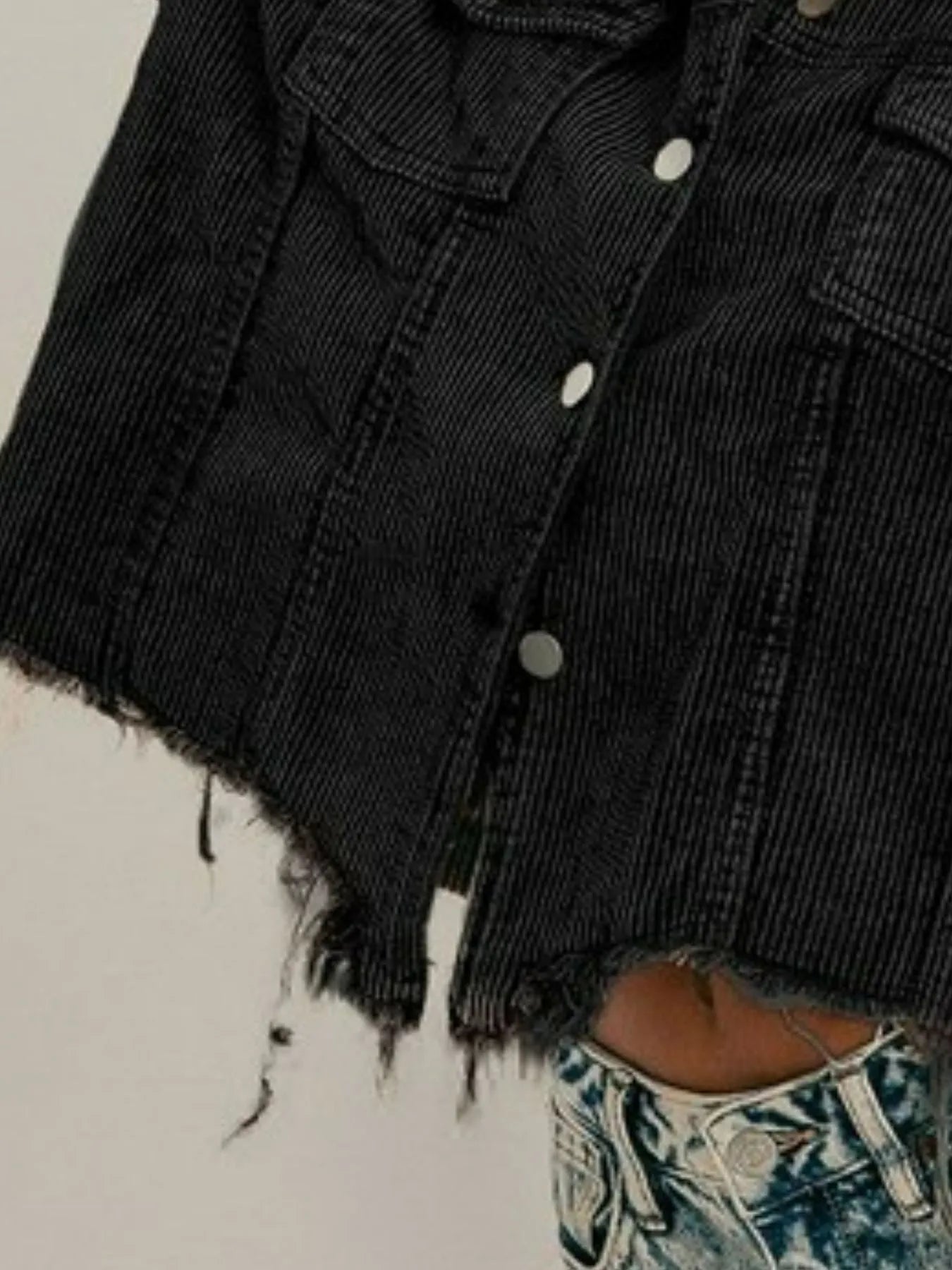 BiBi Vintage Washed Corduroy Jacket – view 3 | Lola Mariee