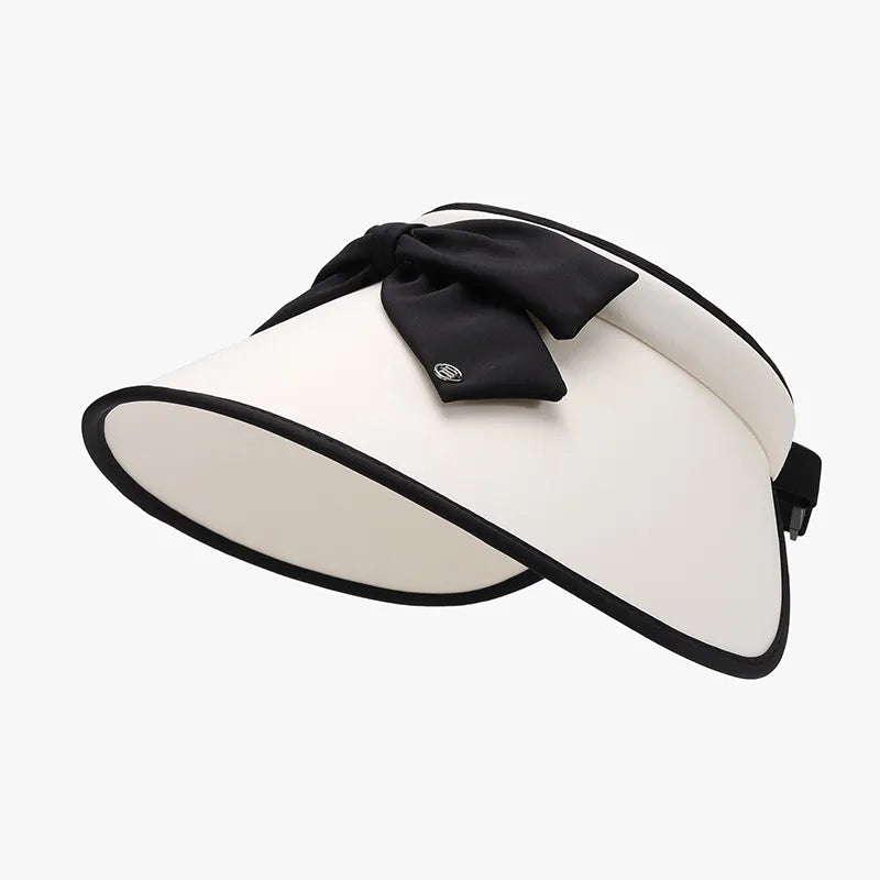 Bow Ice Silk Sun Hat – view 4 | Lola Mariee