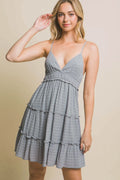 Love Tree Frill V-Neck Cami Dress - women's dress at Lola Mariee boutique