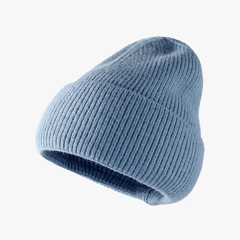 Thermal Solid Knit Hat – view 5 | Lola Mariee