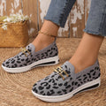 Leopard Mesh Slip-Ons - Trendsi | Lola Mariee
