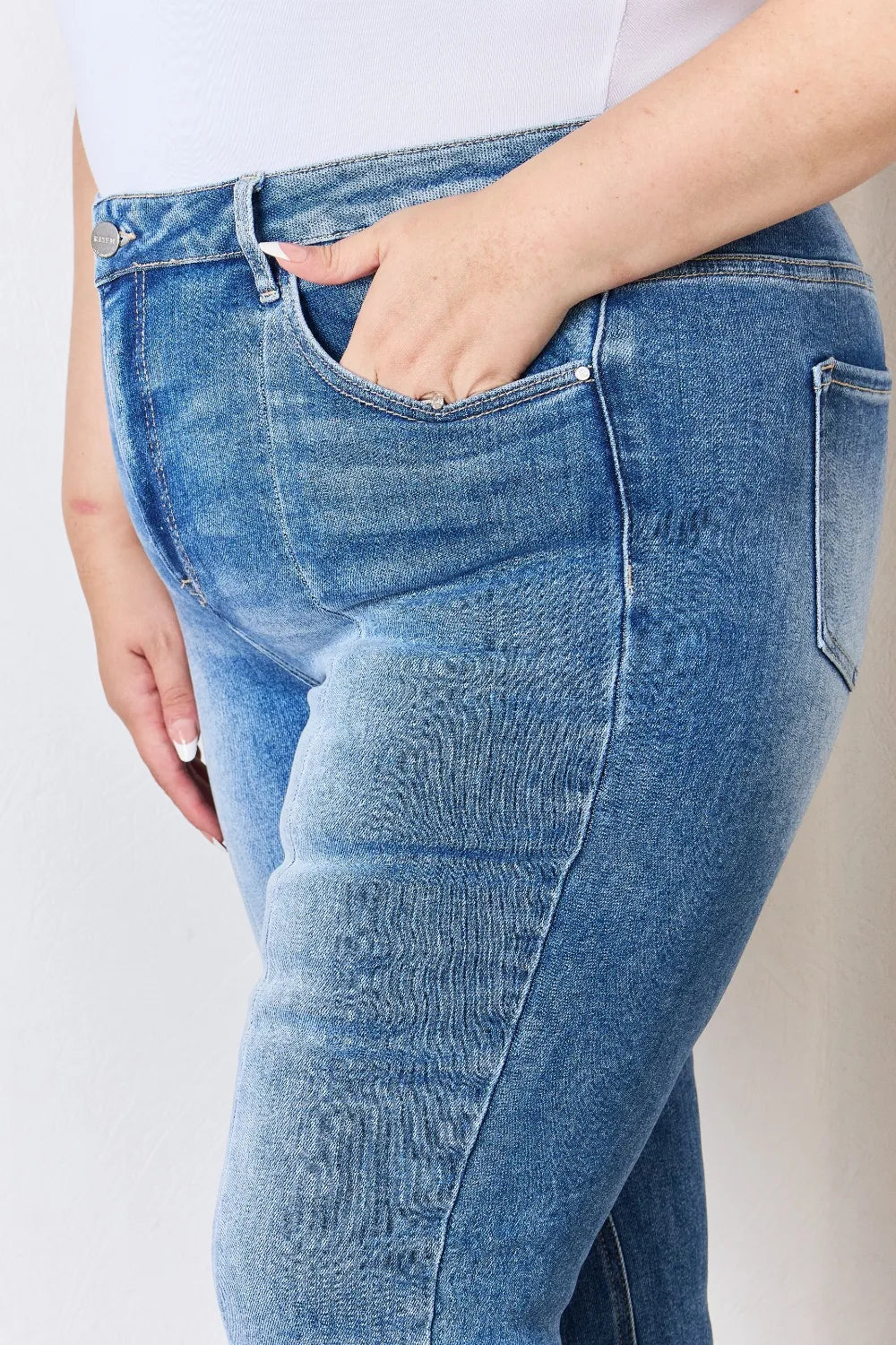 RISEN Full Size High Rise Ankle Flare Jeans - LOLA MARIEE | Lola Mariee