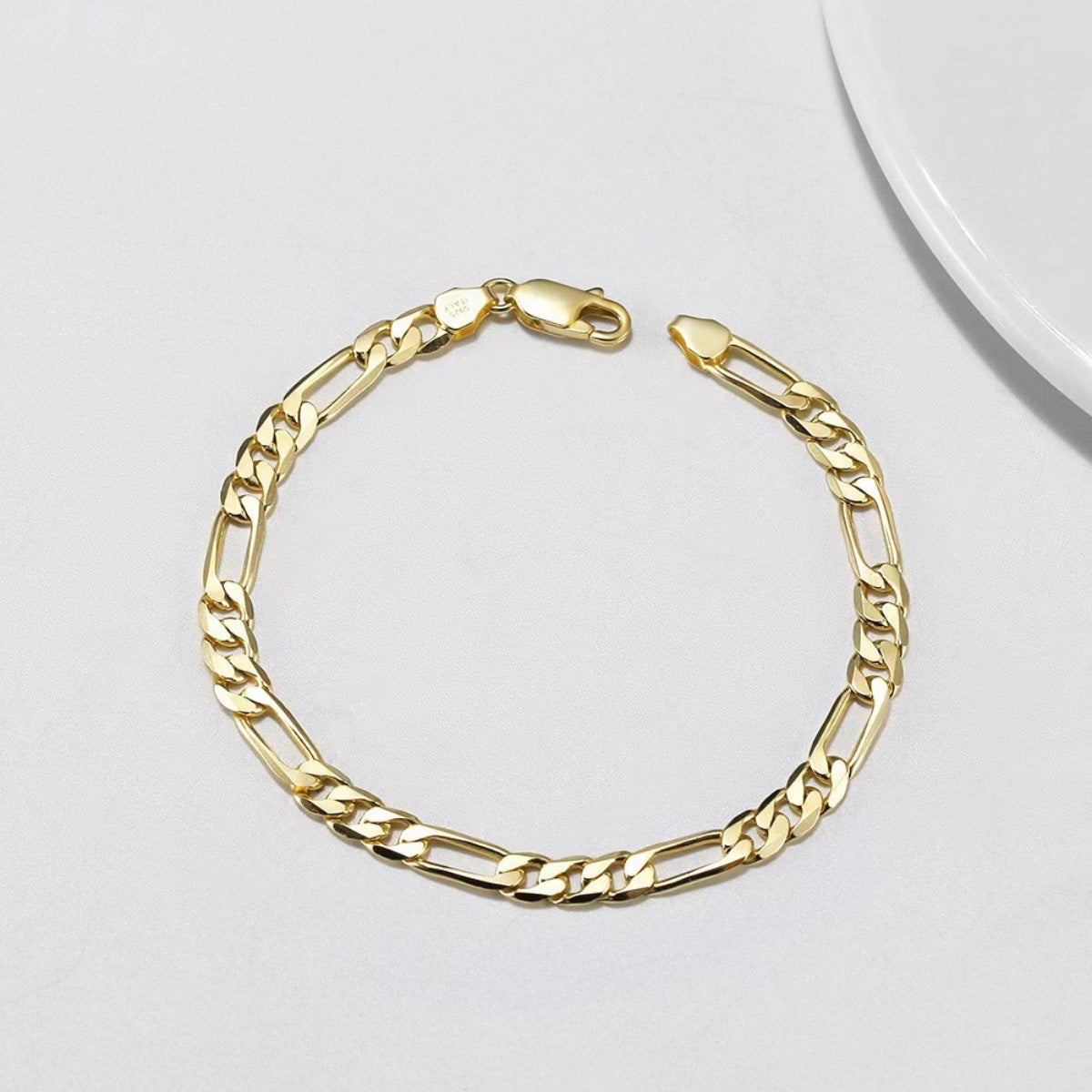 925 Sterling Silver Chain Bracelet – view 3 | Lola Mariee