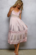 POL Smocked Waistband Floral Midi Cami Dress - Trendsi | Lola Mariee