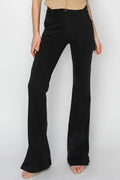 RISEN Full Size High Rise Side Slit Cargo Bootcut Jeans - women's shoes at Lola Mariee boutique