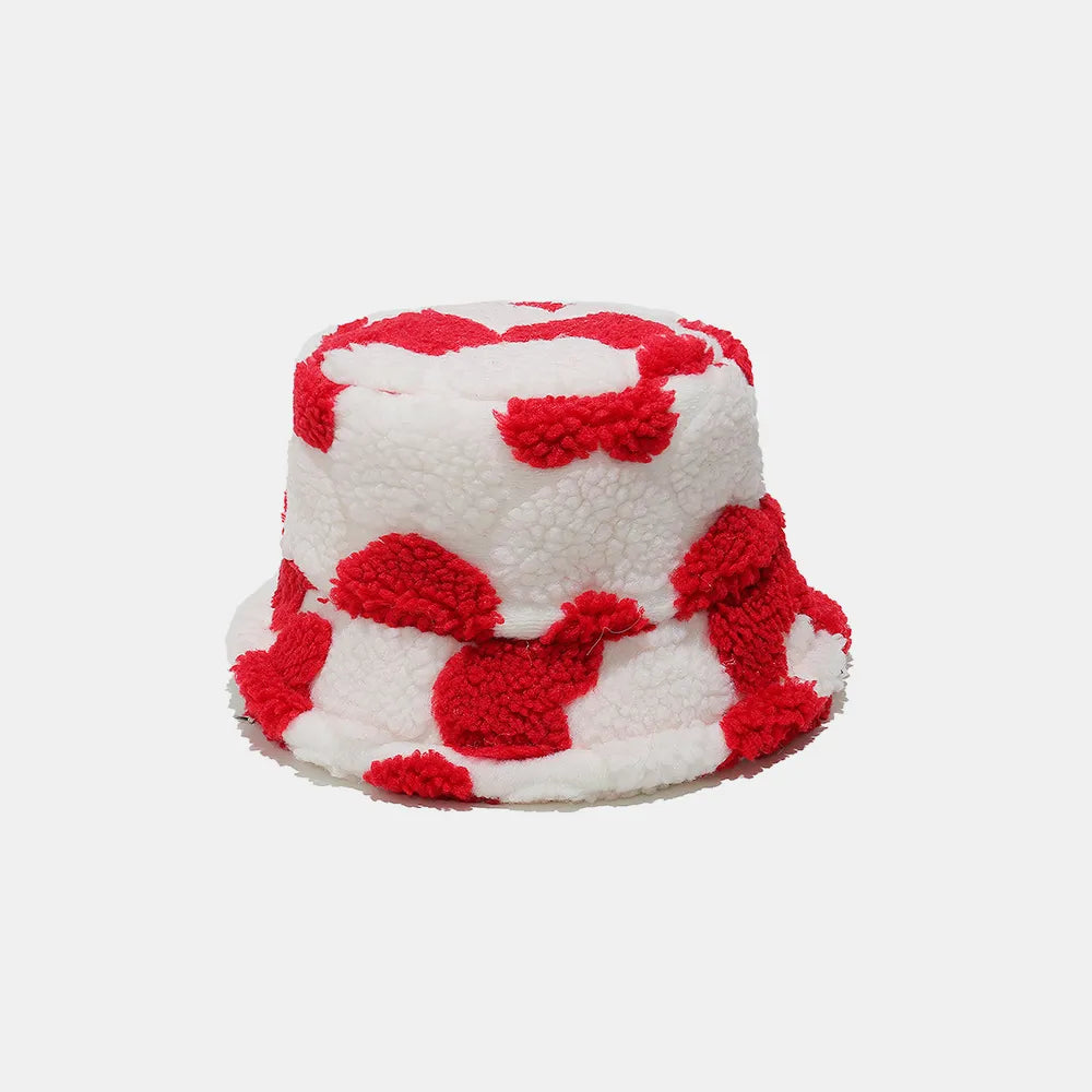 Contrast Heart Bucket Hat – view 4 | Lola Mariee