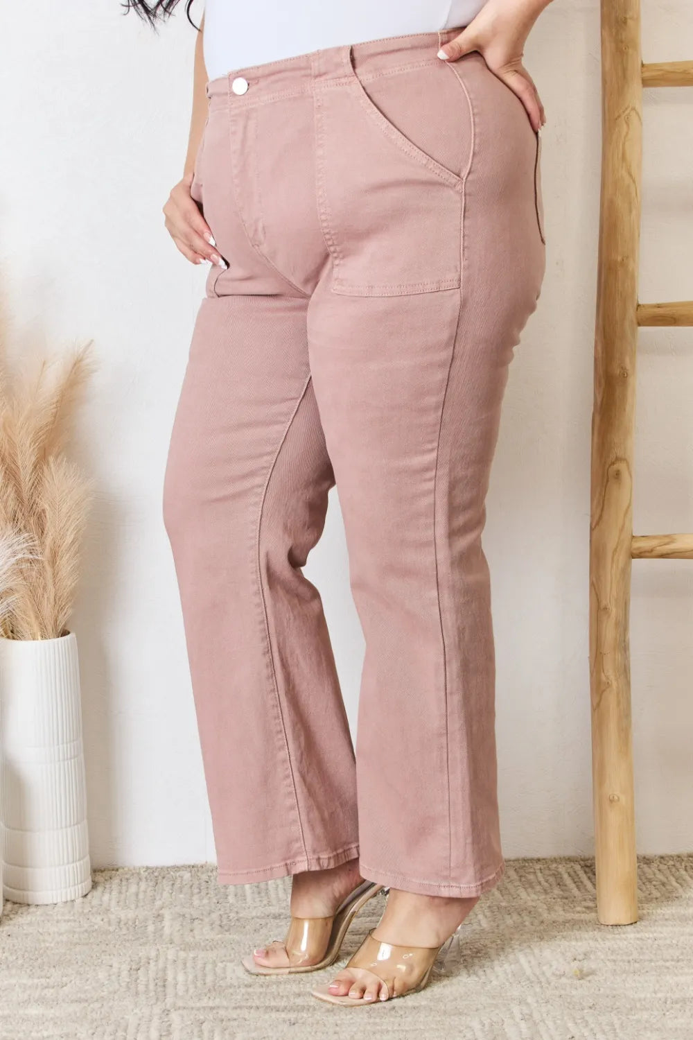 RISEN Full Size High Rise Ankle Flare Jeans - LOLA MARIEE | Lola Mariee