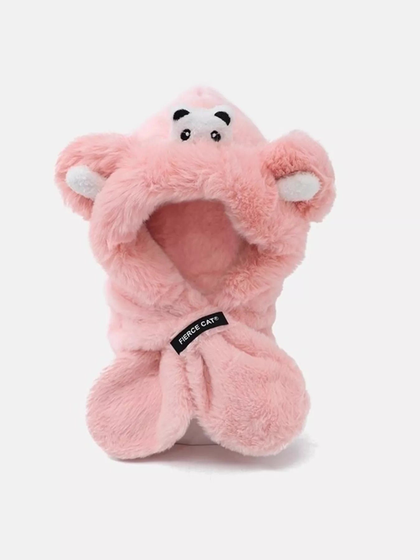 Children's Frog Plush Scarf Hat – view 4 | Lola Mariee