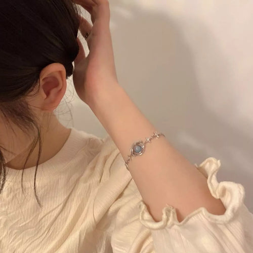 925 Sterling Silver Planet Bracelet – view 2 | Lola Mariee