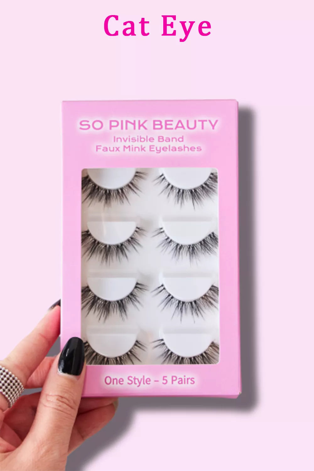 SO PINK BEAUTY Faux Mink Eyelashes 5 Pairs | Lola Mariee