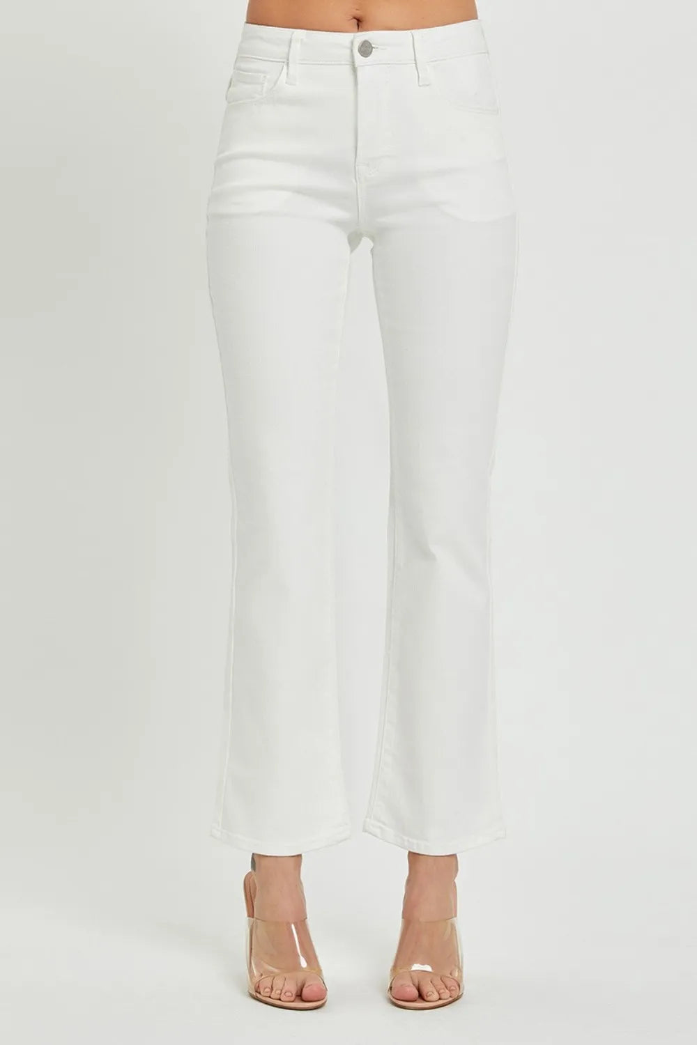 RISEN Full Size Mid Rise Jeans with Pockets - women's bottoms at Lola Mariee boutique