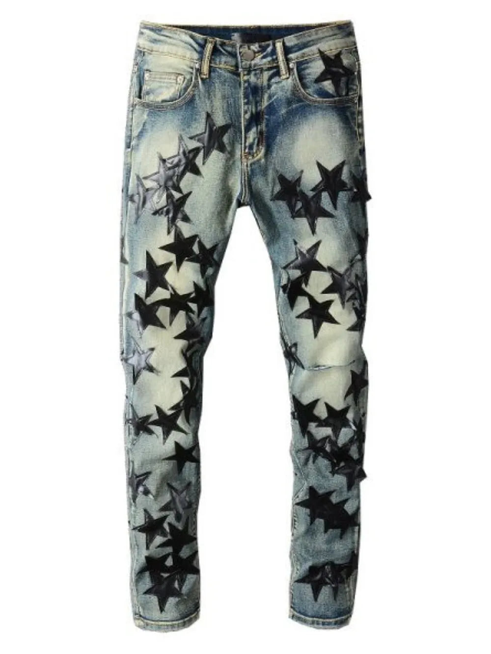 Men's Washed Star Slim Jeans - women's bottoms at Lola Mariee boutique