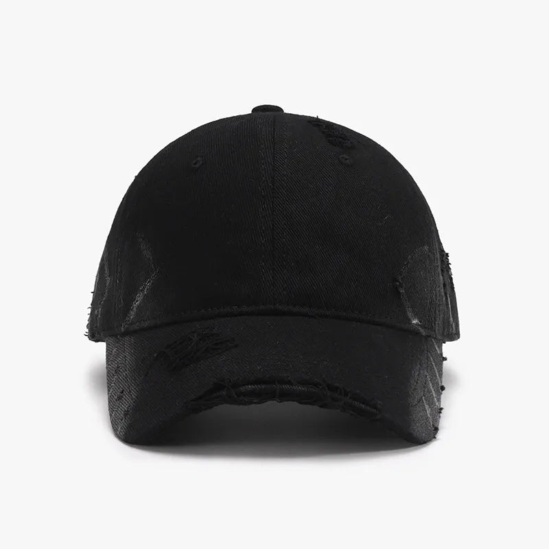 Distressed Adjustable Cotton Hat – view 6 | Lola Mariee