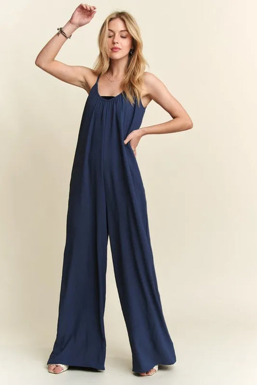 ADORA Wide Leg Casual Cami Jumpsuit | Lola Mariee