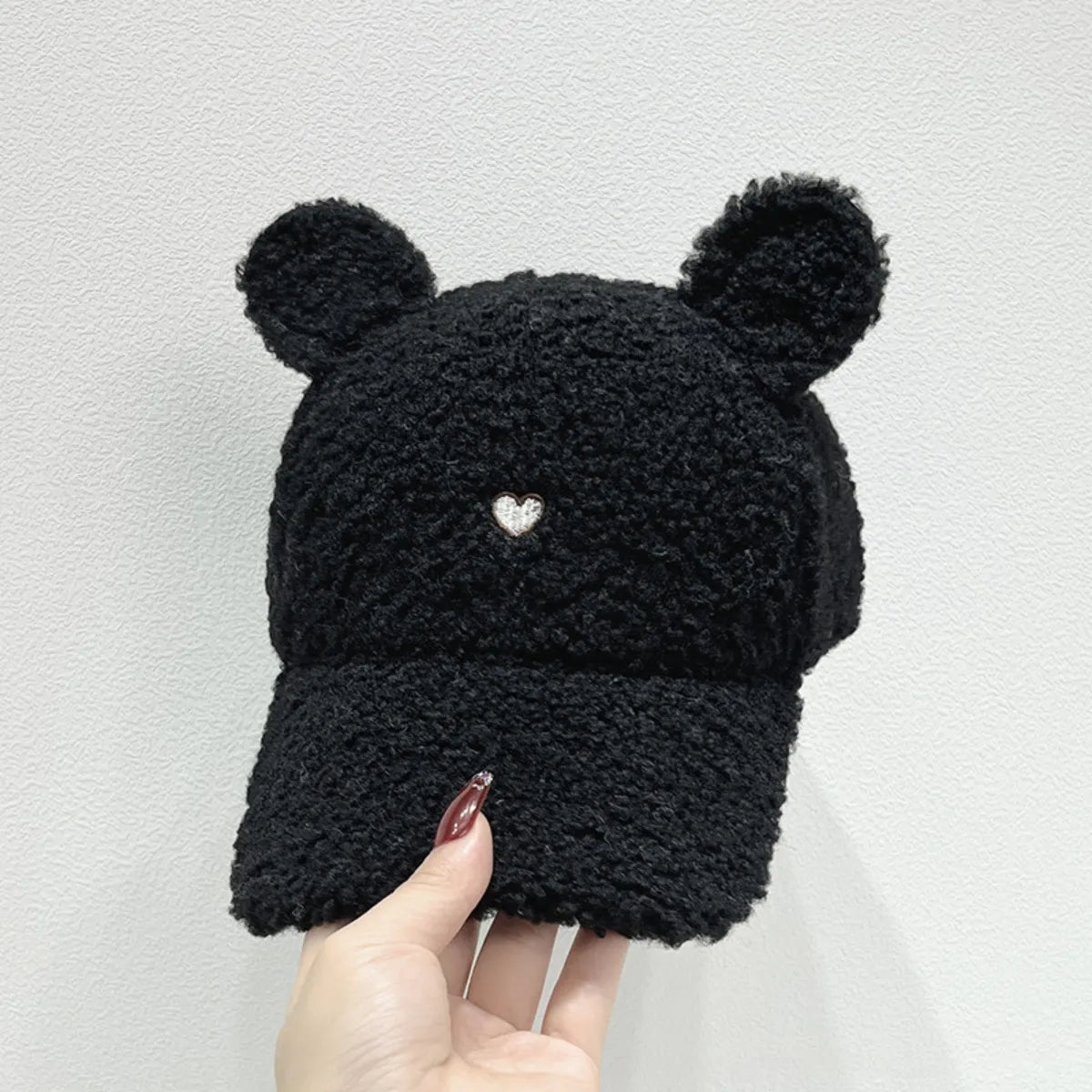 Cute Fluffy Bear Ears Winter Hat – view 6 | Lola Mariee