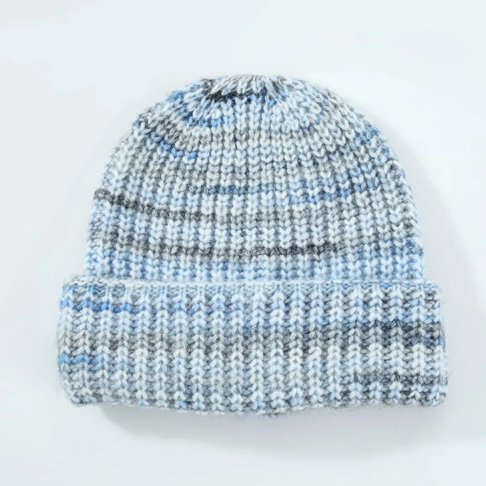 Thermal Contrast Knit Hat – view 7 | Lola Mariee