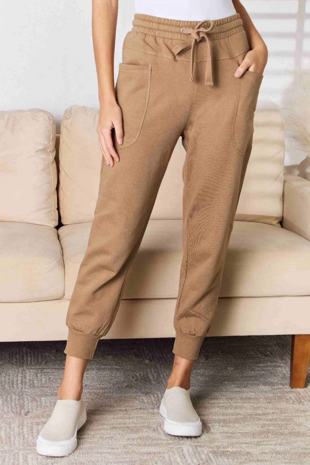 RISEN High Rise Relaxed Joggers - women's fashion at Lola Mariee boutique