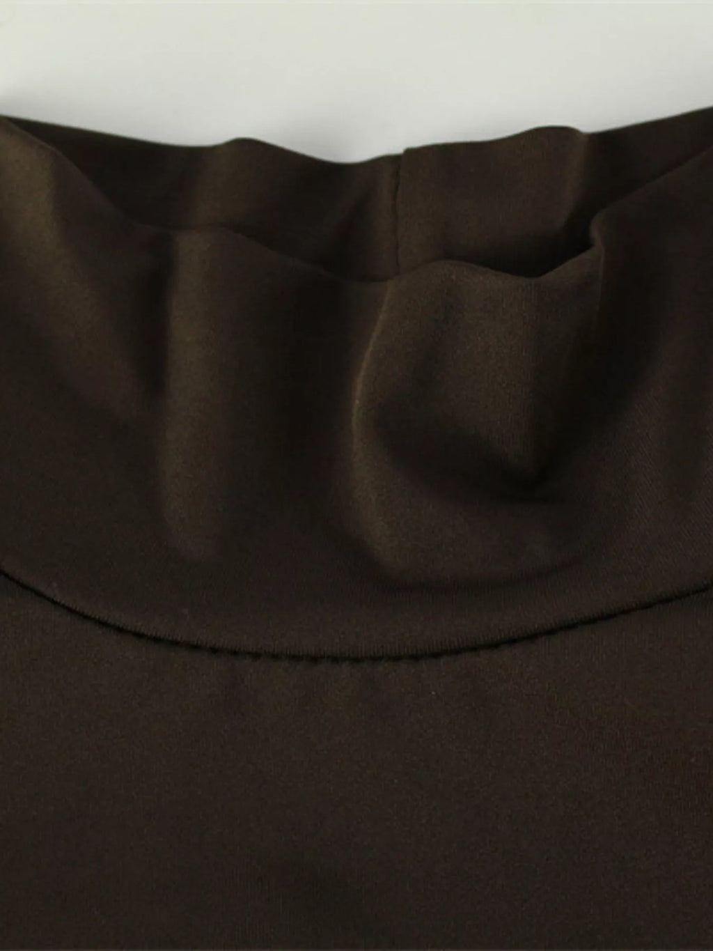 Turtleneck Long Sleeve Tie Waist Maxi Dress - Trendsi | Lola Mariee