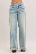 Judy Blue High Waist Column Straight Jeans - women's bottoms at Lola Mariee boutique