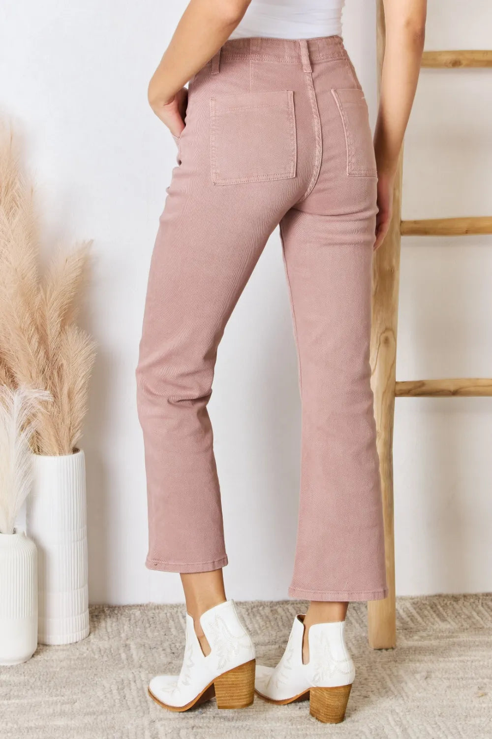 RISEN Full Size High Rise Ankle Flare Jeans - LOLA MARIEE | Lola Mariee
