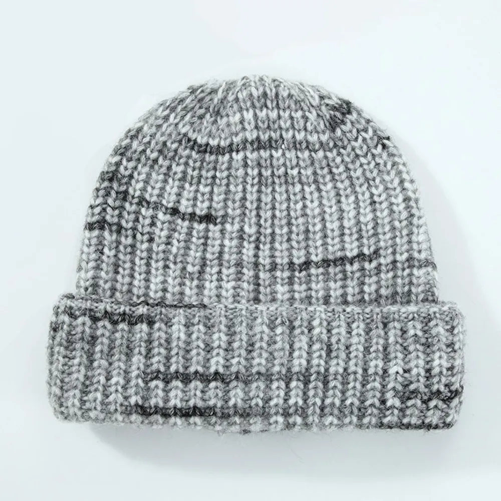 Thermal Contrast Knit Hat – view 4 | Lola Mariee