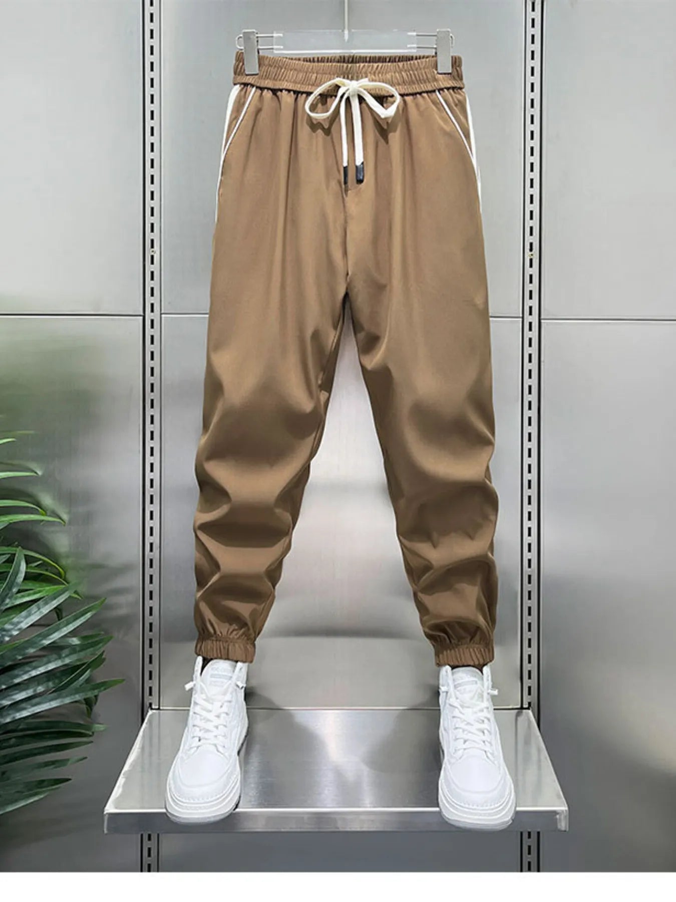 Men's Plus Size Casual Drawstring Joggers - women's jewelry at Lola Mariee boutique