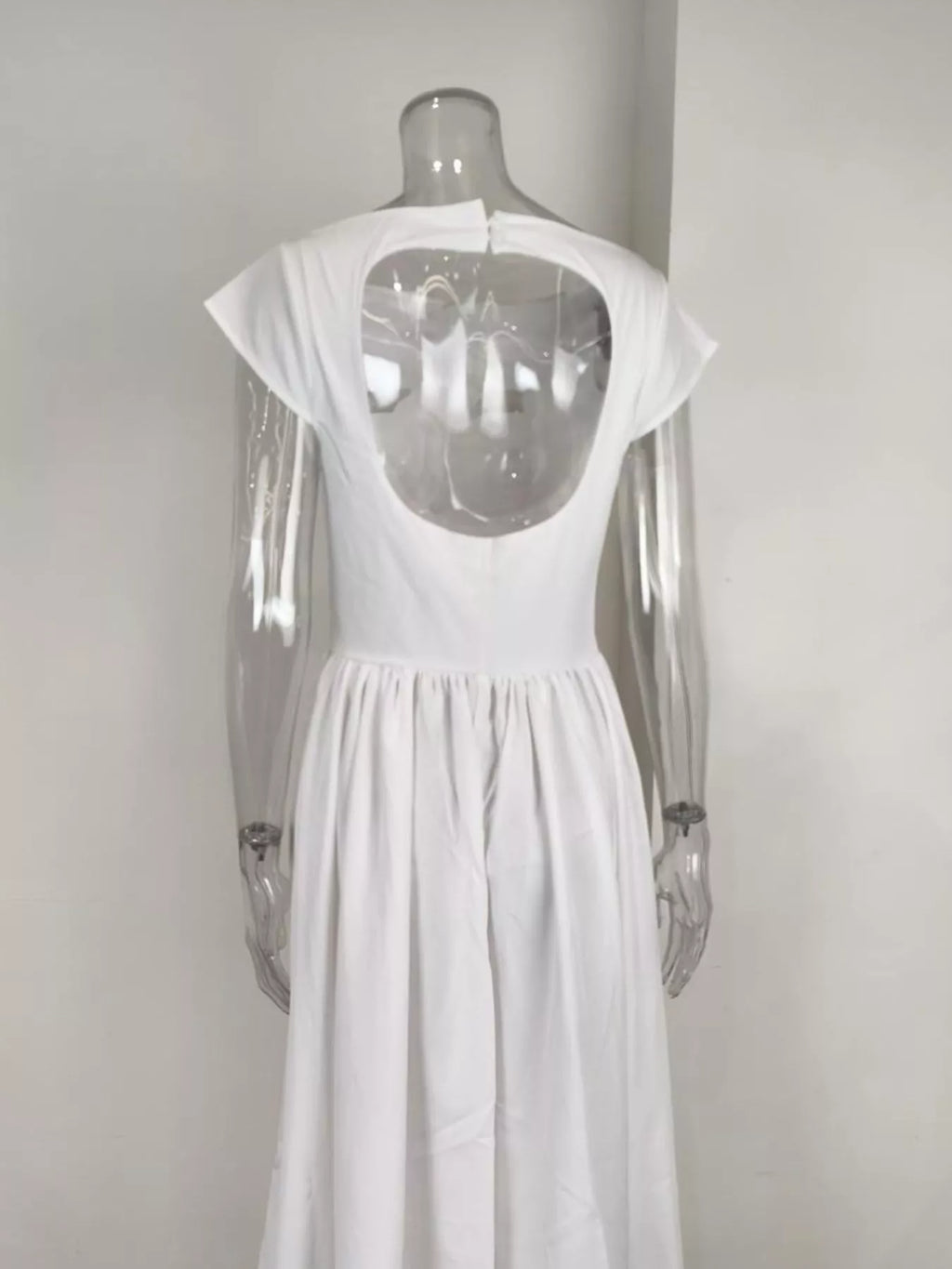 Cap Sleeve A-Line Midi Dress – view 5 | Lola Mariee
