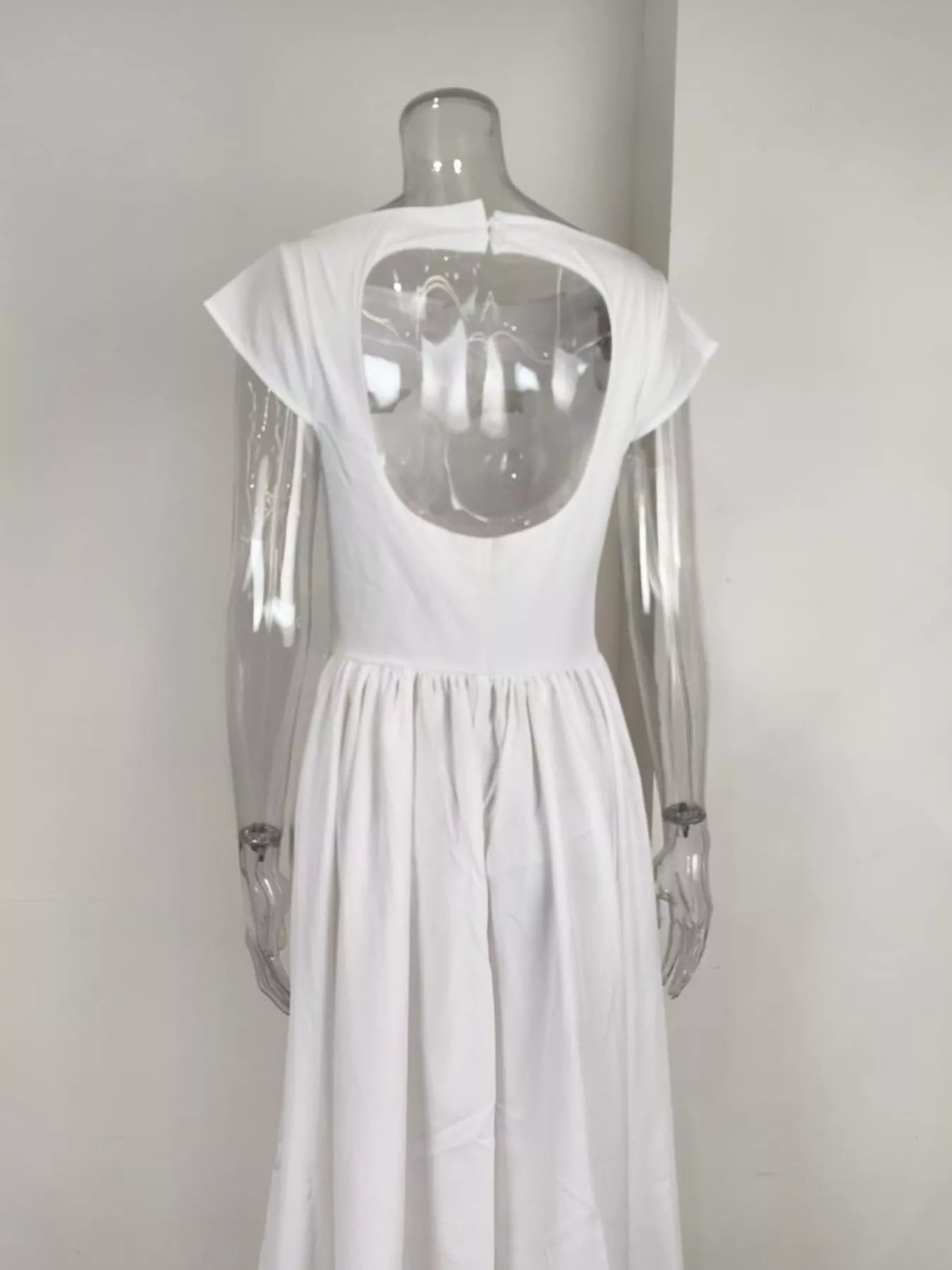 Cap Sleeve A-Line Midi Dress – view 5 | Lola Mariee