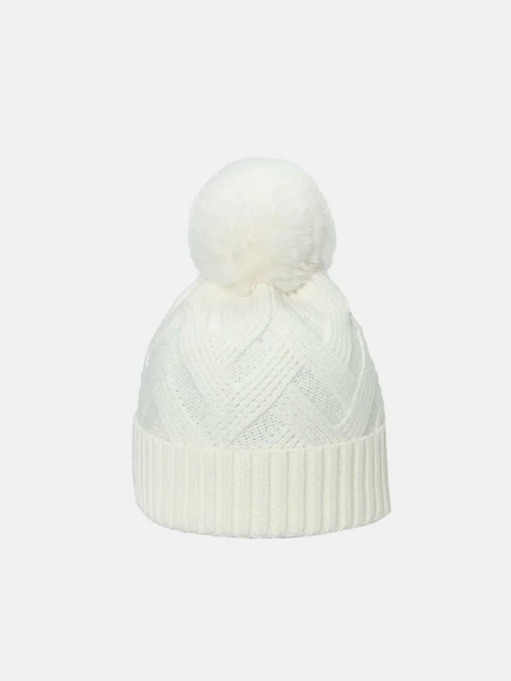 Roll Rim Hat with Pompom – view 4 | Lola Mariee