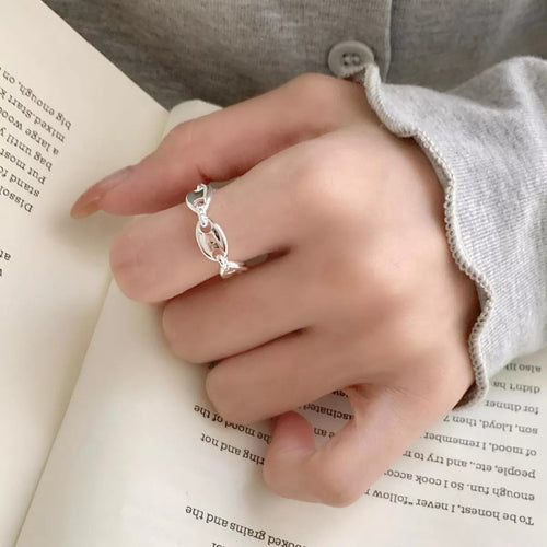 925 Sterling Silver Pig's Snout Ring | Lola Mariee