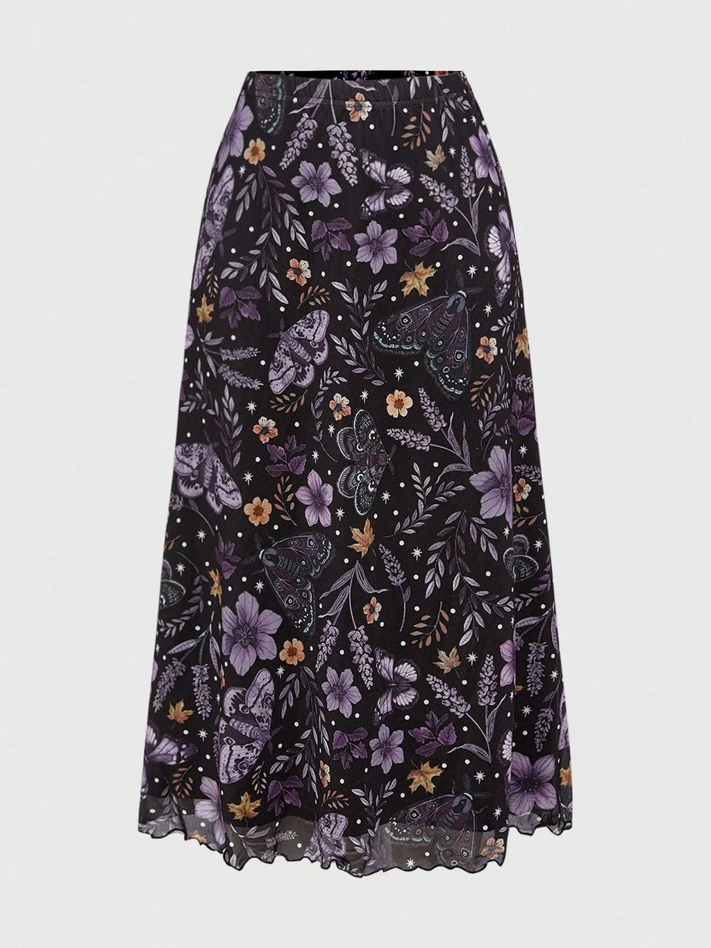 Floral Print Flowy Midi Skirt - Trendsi | Lola Mariee