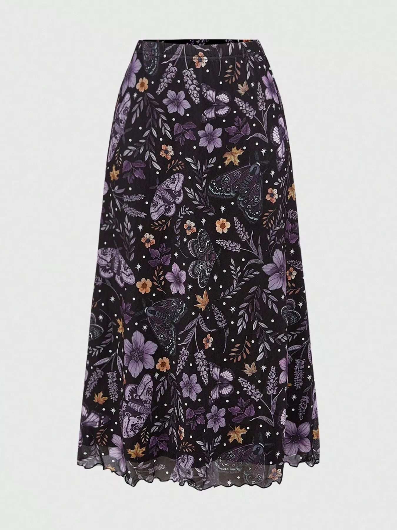Floral Print Flowy Midi Skirt - Trendsi | Lola Mariee
