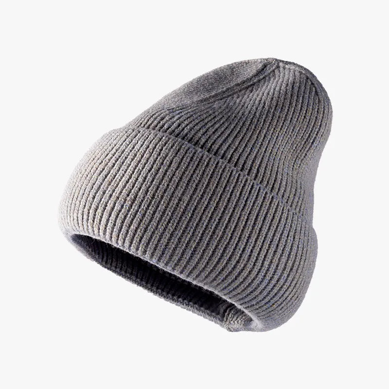Thermal Solid Knit Hat – view 3 | Lola Mariee
