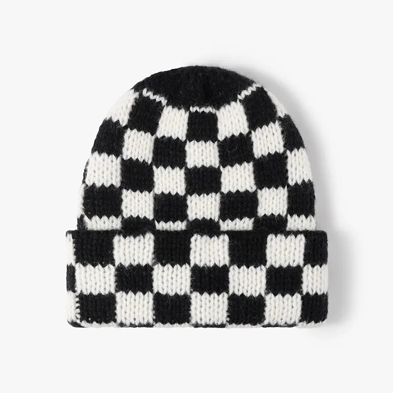 Thermal Checkered Hat – view 6 | Lola Mariee
