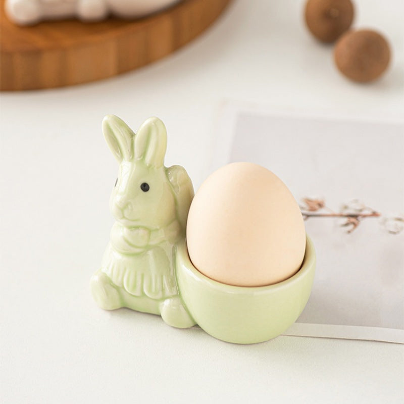 Ceramic Easter Bunny Egg Holder – view 5 | Lola Mariee